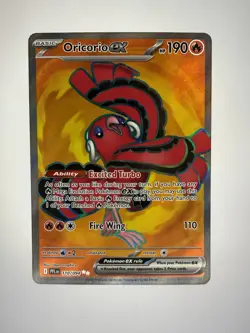 Pokemon Oricorio ex Ultra Rare Full Art Me02: Phantasmal Flames 110/094 Holo - Image 1