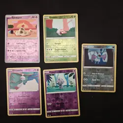 17 Yuka Morii and Asako Ito Pokemon Card Illustrations Mix Holo Mint Knit Clay - Image 3