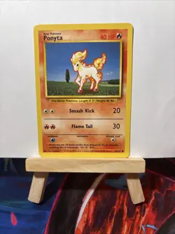 Pokemon Ponyta 60/102 BS Base Set Unlimited NM/MINT - Image 1