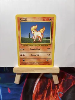 Pokemon Ponyta 60/102 BS Base Set Unlimited NM/MINT - Image 2