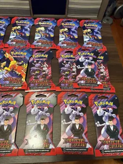 Pokemon TCG Scarlet & Violet Destined Rivals Booster Packs Lot 36 English Sealed - Image 3