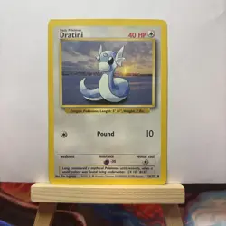 Pokemon Dratini 26/102 BS Base Set Unlimited LP/NM - Image 3