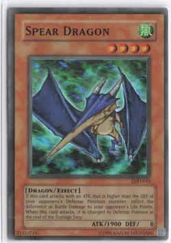 Yugioh - Spear Dragon LOD-035 Unlimited - Legacy of Darkness - Image 1