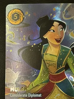 MULAN Considerate Diplomat ENCHANTED Disney Lorcana FABLED 235/204 Foil - Image 2