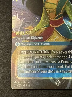 MULAN Considerate Diplomat ENCHANTED Disney Lorcana FABLED 235/204 Foil - Image 5