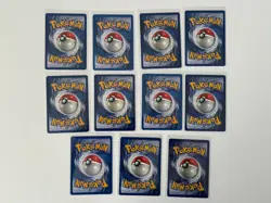 Lot of 11 Pokemon Cards Fossil Kabuto Krabby Grimer Horsea Vintage LP - Image 2