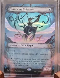 Flitterwing Nuisance (Showcase) Lorwyn Eclipsed MTG Foil Near Mint - Image 3