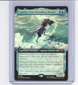 Magic Avatar The Last Airbender Katara Waterbending Master Ext Art Foil M0180 - Image 1