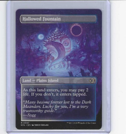 Magic The Gathering Lorwyn Hallowed Fountain Borderless R0347 - Image 2