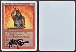 Signed MtG Magic Mark Poole Artist Proof _ Revised _ DWARVEN WEAPONSMITH _1/100! - Image 1