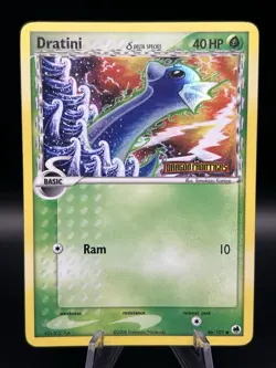 Pokemon TCG Dratini 46/101 EX Dragon Frontiers Stamped Reverse Holo - Image 1