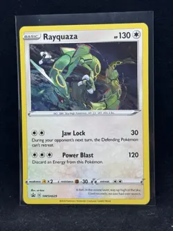 Rayquaza SWSH029 SWSH: Sword & Shield Promo Cards Holo Swirl Pokemon TCG NM 3 - Image 1