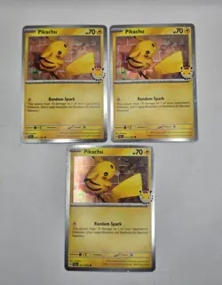 Pokemon TCG Pikachu 051/162 Stamped 2026 Pokemon Day 30 Promo - Image 3