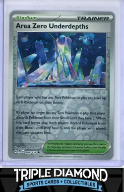 2025 Pokemon Prismatic Evolution #094/131 Area Zero Underdepths Rev Holo H23 - Image 1