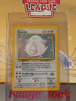 Chansey - Pokemon Base Set 3/102 - Holo - Ungraded (Excellent) - Image 3