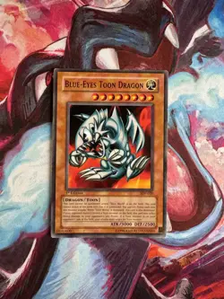 Yu-Gi-Oh! Blue-Eyes Toon Dragon SDP-020 Unlimited Edition 1996 MP-LP - Image 1