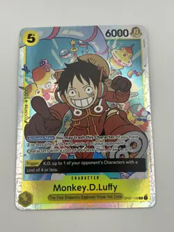 One Piece TCG Monkey D. Luffy OP07-109 SR NM English 500 Years in the Future - Image 1