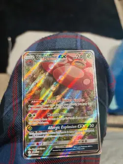 Pokemon Vileplume GX Full Art Ultra Rare Holo Sm-Cosmic Eclipse 211/236 Card - Image 1
