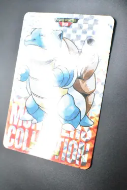 Blastoise File No. 009 Bandai Carddass Vending Red 1996 Prism Pokemon Card - Image 4