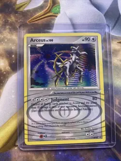Pokemon TCG Arceus DP50 Black Star Promo Holo Card Diamond & Pearl LP - Image 1
