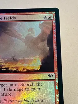 Scorch the Fields FOIL Dark Ascension NM Red Common MAGIC MTG CARD - Image 2