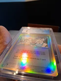 TV Reporter Reverse Holo Cgc 9 Mint Blue Label 2003 EX Dragon 88/97 Card Beauty - Image 3