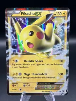 Pokemon TCG Pikachu EX XY174 XY Holo Promo - Image 1