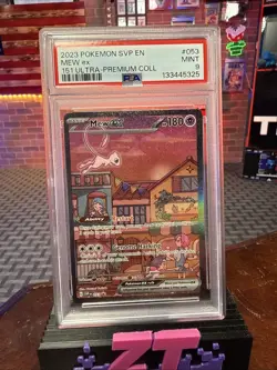 2023-25 Pokemon SV Black Star Promos SVP EN Mew ex #053 PSA 9 - Image 1