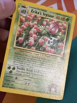 Pokemon Card - Erika's Ivysaur - UC (41/132) WOTC Gym Challenge *DMG* - Image 2