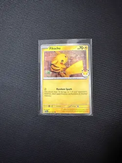 Pikachu-Pokemon Day 2026 Card 051/162 TCG Card Cosmos Holo NM - Image 1
