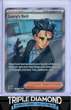 2025 Pokemon Prismatic Evolution #139/131 Larry's Efficiency Ultra Rare H28 - Image 1