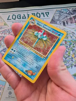 Misty's Tentacruel 10/132 Holo Rare Gym Heroes LP Vintage WOTC - Pokemon TCG - Image 3