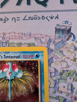 Misty's Tentacruel 10/132 Holo Rare Gym Heroes LP Vintage WOTC - Pokemon TCG - Image 5