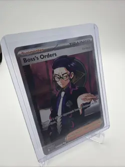 Boss’s Orders 256/217 Ultra Rare Full Art Pokemon TCG Ascended Heroes NM - Image 1