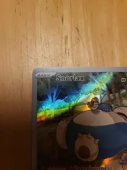 Pokemon TCG Snorlax SVP 051 Scarlet Violet 151 Black Star Promo Card - Image 3