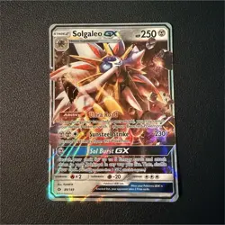 Pokemon Solgaleo GX Ultra Rare Holo 89/149 SM Base Set Stage 2 Card - Image 1