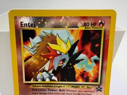 Pokemon Entei 34/53 Wotc Promo Reverse Holo Promo 80HP 2001 English - Image 2