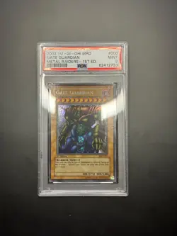 Yugioh PSA 9 Gate Guardian MRD000 1st Edition G2U - Image 3