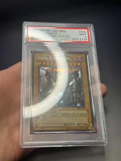Yugioh PSA 9 Gate Guardian MRD000 1st Edition G2U - Image 5