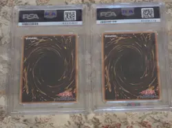 Yugioh Blue-Eyes White Dragon 15AX-JPY07 Secret Rare & Red Eyes Ultimate R PSA 9 - Image 2