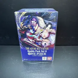 1 x One Piece TCG OP-14 The Azure Sea's Seven Double Pack Set Vol. 9 NEW SEALED - Image 1