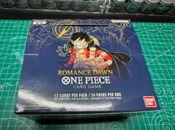 One Piece Romance Dawn BLUE BOTTOM Booster FIRST WAVE NO PACKS - Image 1