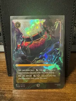 The Black Cauldron Enchanted Disney Lorcana 225/204 Whispers In The Well - Image 1
