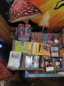Storage Find Pokemon Yugioh MTG Dragonball Trading Card Lot Over 100 - Image 1
