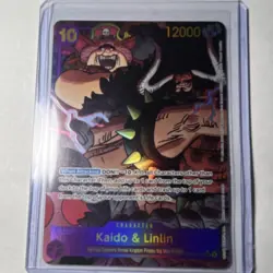 One Piece Card Game OP06 Holo Character Card - Kaido & Linlin OP08-119 - Image 1