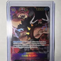 One Piece Card Game OP06 Holo Character Card - Kaido & Linlin OP08-119 - Image 2