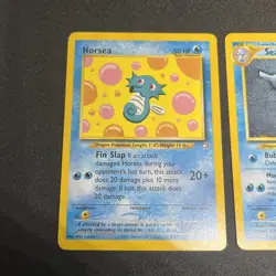 2 Pack : Seadra 48/111 + Horsea 62/111 Pokemon Cards Neo Genesis - Image 3