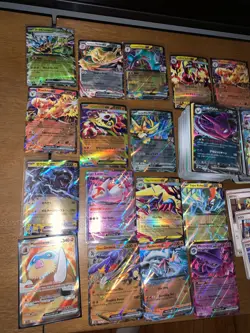 HUGE Pokemon BULK lot 500+ Cards - 18 Opened packs HOLO RR SR Common Uncommon - Image 2