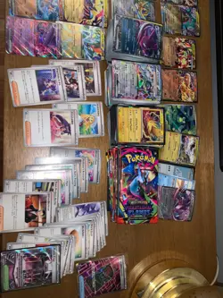 HUGE Pokemon BULK lot 500+ Cards - 18 Opened packs HOLO RR SR Common Uncommon - Image 4