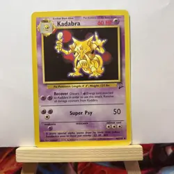 Kadabra 46/130 (HP) Common Base Set 2 2000 WOTC Pokemon Card - Image 1